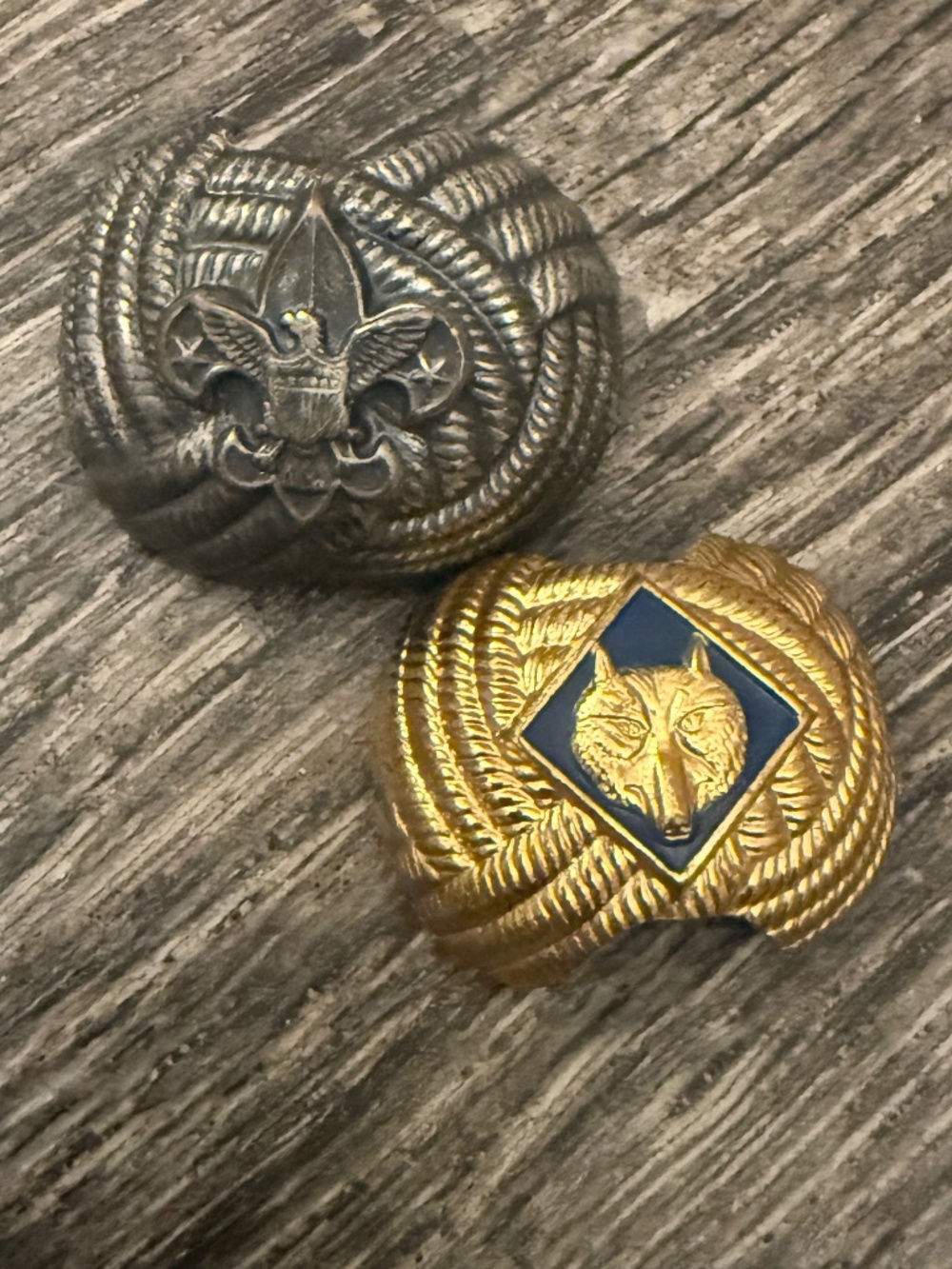 Vintage 1960s Boy Scouts Neckerchief Slide- Turks Knot BSA